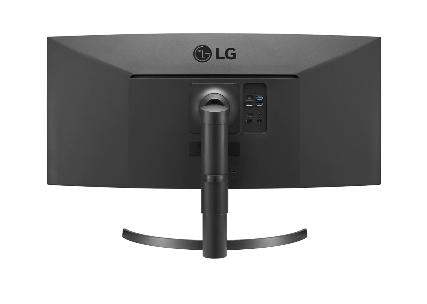 LG 35" Ívelt UltraWide 2K WQHD 100Hz FreeSync HDR VA Monitor hátlapi csatlakozók, 35WN75C-B