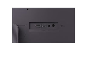 LG 24U411A-B Monitor hátlapi csatlakozói, portjai.