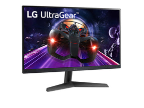 LG 24" UltraGear FHD 144Hz 1ms IPS Gamer Monitor enyhén elfordítva jobbra, 24GN60R-B