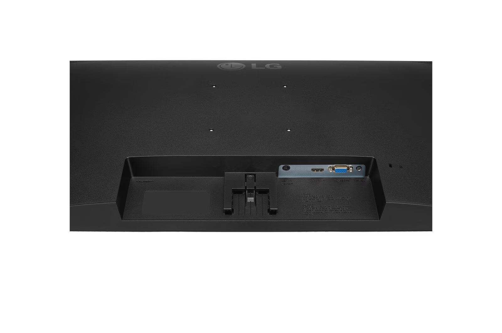 LG 24MR400-B Monitor csatlakozói.