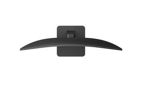 LG 24U421A-B Monitor felülnézetben, talpon.