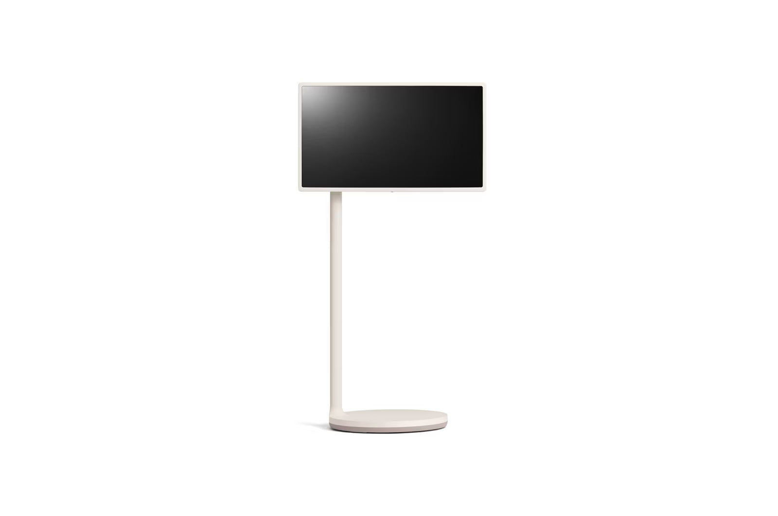 LG 27ART10AKPL Monitor előlnézetben, kifordítva.