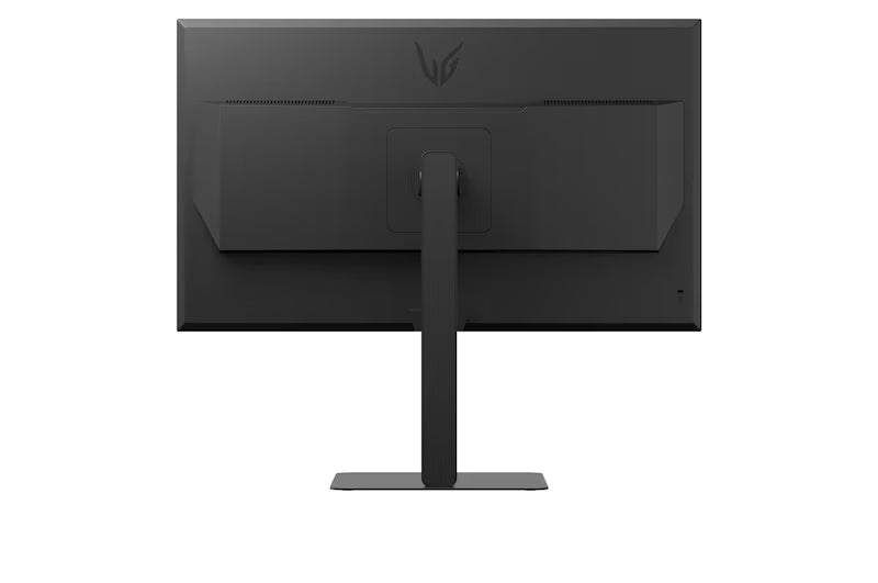 LG 27G640A-B Monitor hátulnézetben talpon.