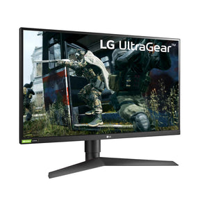 LG 27" UltraGear 2K QHD 144Hz 1ms Nano IPS Gamer Monitor jobbra elfordítva, 27GL83A-B