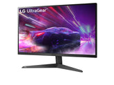 LG 27" UltraGear FHD 144Hz 1ms VA Paneles Gamer Monitor előlnézet enyhén balra fordítva, 27GQ50F-B
