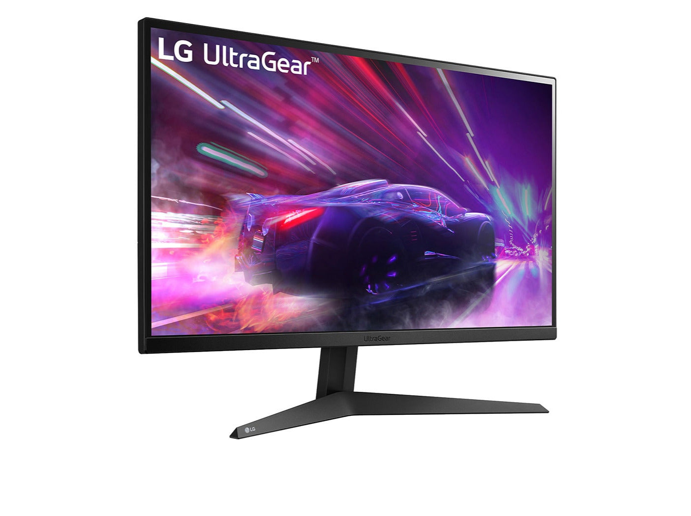 LG 27" UltraGear FHD 144Hz 1ms VA Paneles Gamer Monitor előlnézet jobbra fordítva, 27GQ50F-B