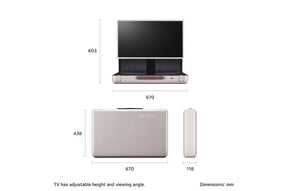 LG 27LX5QKNA monitor méretei mm-ben.