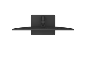 LG 27U730A-B Monitor felülnézetben talpon.