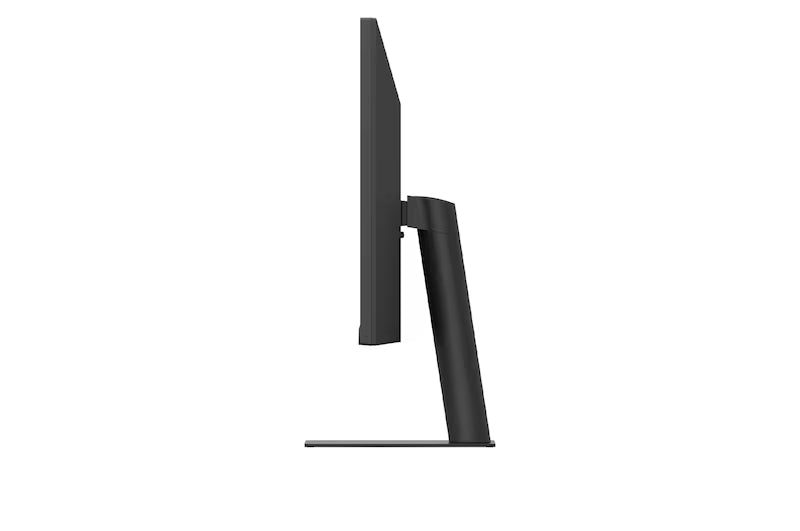 LG 29U511A-B Monitor oldalnézetben, talpon.