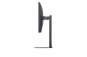 LG 32GX850A-B Monitor oldalnézetben talpon.