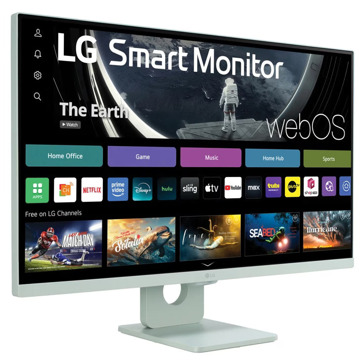 LG 32SR50F-W | 32" FHD WebOS AI Smart Monitor