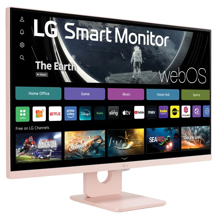 LG 32SR50F-W | 32" FHD WebOS AI Smart Monitor