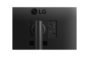 LG 34WR55QK-B Monitor hátlapi csatlakozók.
