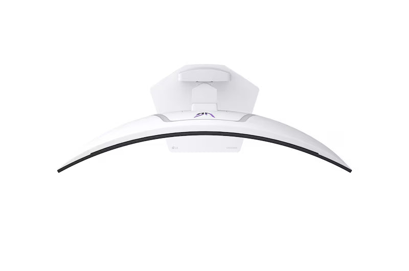 LG 39GX90SA-W monitor felülnézetben talpon.