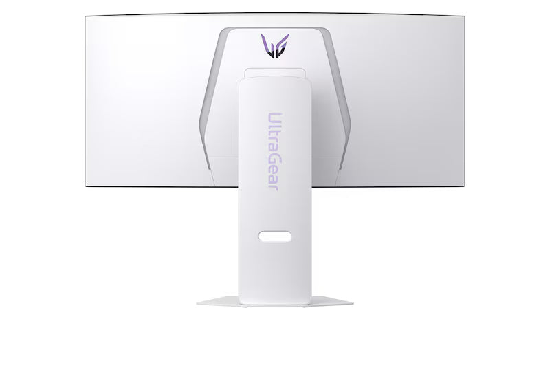 LG 39GX90SA-W monitor hátulnézetben talpon.
