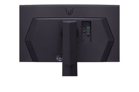 LG 45GR75DC Monitor hátlapi csatlakozói és portjai.