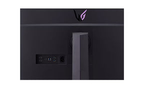 LG 49GR85DC-B Monitor hátlapi csatlakozói.