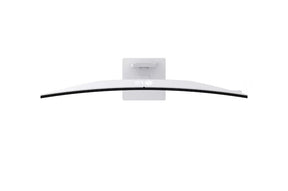 LG 49U950A-W Monitor felülnézetben, talpon.