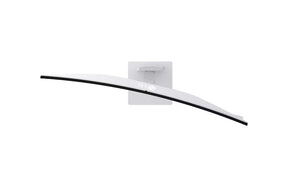LG 49U950A-W Monitor felülnézetben swivel módban balra fordítva.