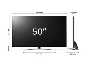 LG 50QNED823QB 4K MiniLED Gaming TV méretek.