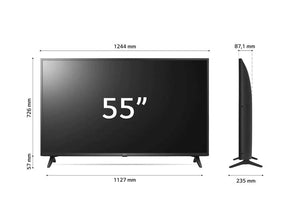 LG 55UQ7500 4K Smart TV méretek.