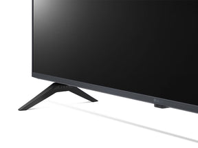 LG 55UQ8000 4K Smart TV talpra ráközelítve.