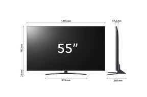 LG 55UQ9100 4K Smart TV méretek.