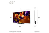 LG 65G4 OLED Televízió méretei mm-ben.