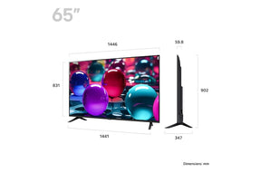 LG 65UA7300 Smart TV méretei mm-ben.