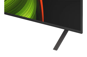 LG 83B5 OLED Televízió minimalista talpa közelről.