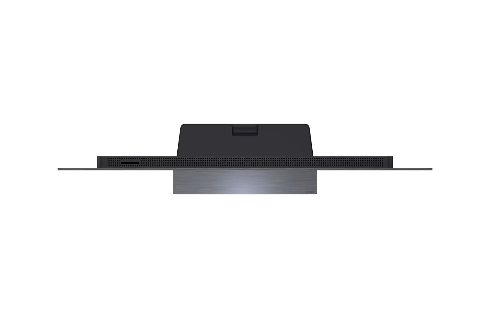 LG 83C5 OLED Televízió felülnézetben, talpon.