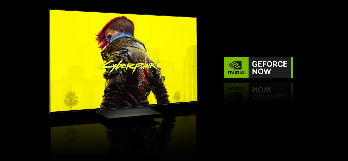 LG A3 OLED a Cyberpunk játékon keresztül mutatja meg a GFORCE NOW élményt