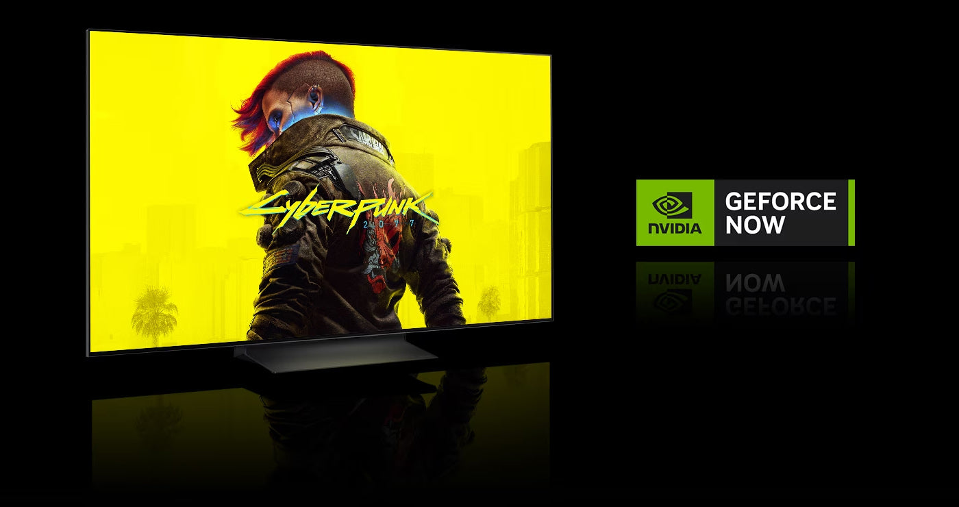 LG B3 OLED a Cyberpunk játékon keresztül mutatja meg a GFORCE NOW élményt