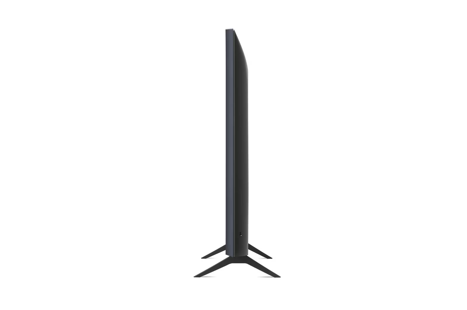 LG 65UT8000 Smart televízió oldalnézetben.