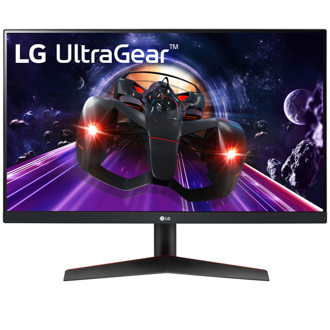 LG 24" UltraGear FHD 144Hz 1ms IPS Gamer Monitor előlnézet, 24GN600-B