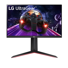 LG 24" UltraGear FHD 144Hz 1ms IPS Gamer Monitor előlnézet, 24GN650-B
