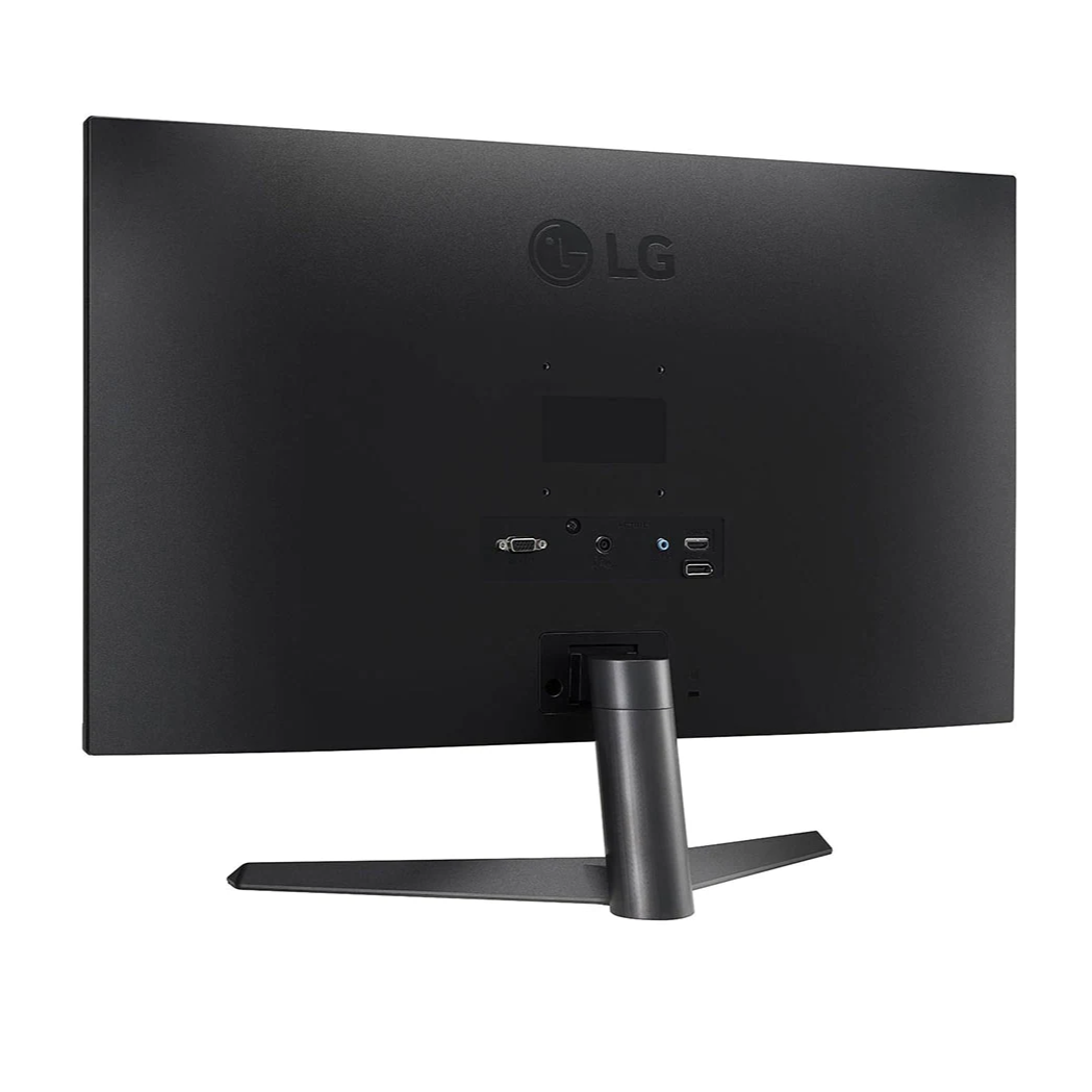 LG 24" FHD 75Hz 1ms FreeSync IPS Gamer Monitor hátlapi nézet elfordítva, 24MP60G-B