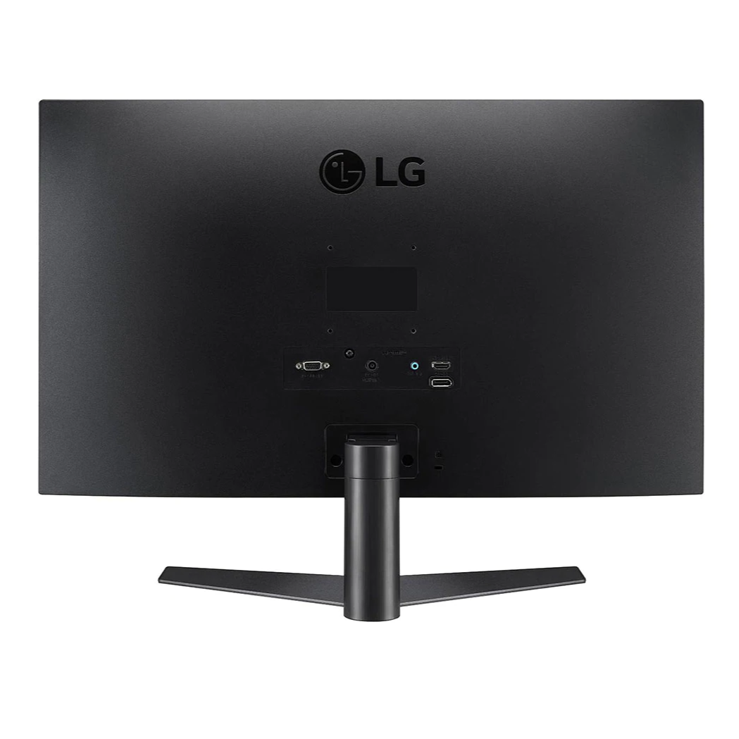 LG 24" FHD 75Hz 1ms FreeSync IPS Gamer Monitor hátlap csatlakkozókkal, 24MP60G-B