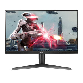 LG 27" UltraGear FHD 144Hz 1ms IPS Gamer Monitor előlnézet, 27GL650F-B