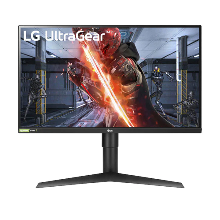 LG 27" UltraGear 2K QHD 144Hz 1ms Nano IPS Gamer Monitor előlnézet, 27GL850-B