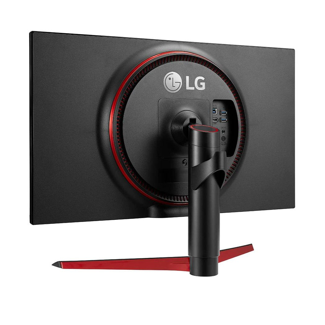 LG 27" UltraGear FHD 240Hz 1ms IPS Gamer Monitor hátulnézet elfordítva, 27GN750-B