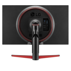 LG 27" UltraGear FHD 240Hz 1ms IPS Gamer Monitor hátulnézet csatlakozókkal, 27GN750-B
