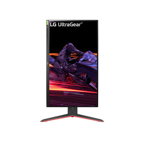 LG 27" UltraGear FHD 240Hz 1ms IPS Gamer Monitor pivot módban elforgatva, 27GP750-B