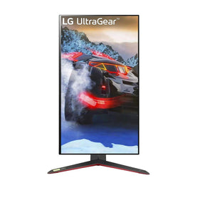 LG 27" UltraGear 4K UHD 160Hz 1ms Nano IPS Gamer Monitor pivot módban elforgatva, 27GP950-B