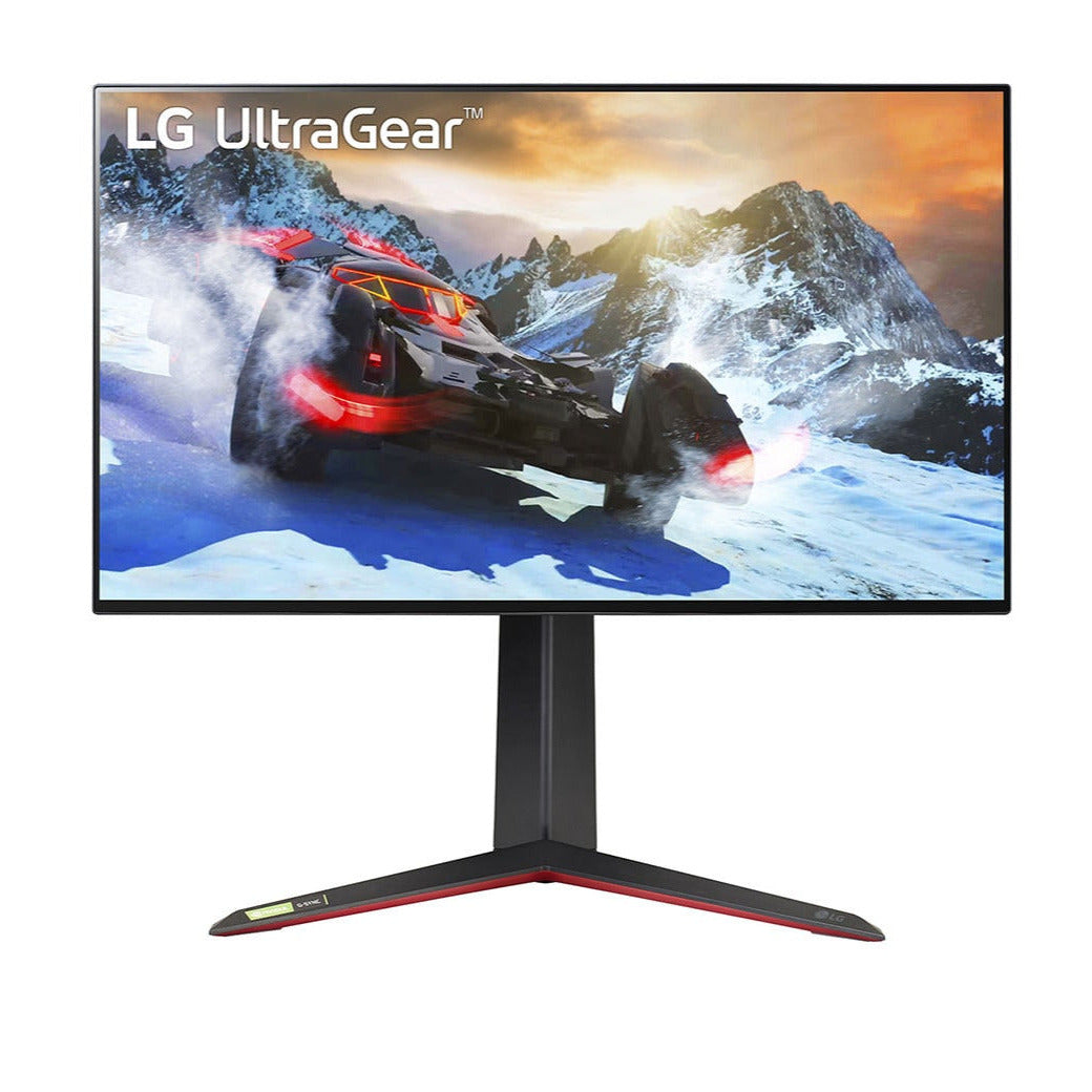 LG 27" UltraGear 4K UHD 160Hz 1ms Nano IPS Gamer Monitor előlnézet, 27GP950-B