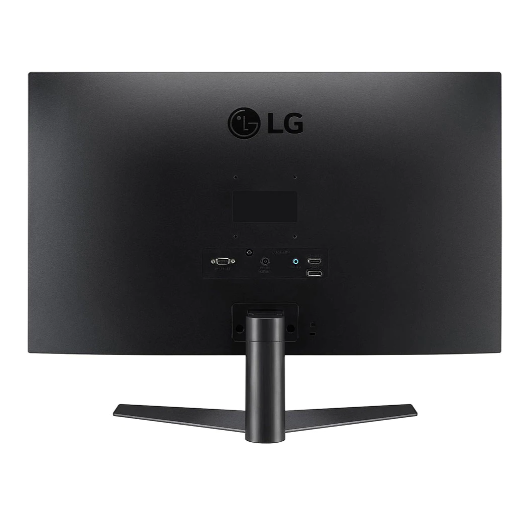 LG 27" FHD 75Hz 1ms FreeSync IPS Gamer Monitor hátulnézet csatlakozókkal, 27MP60G-B